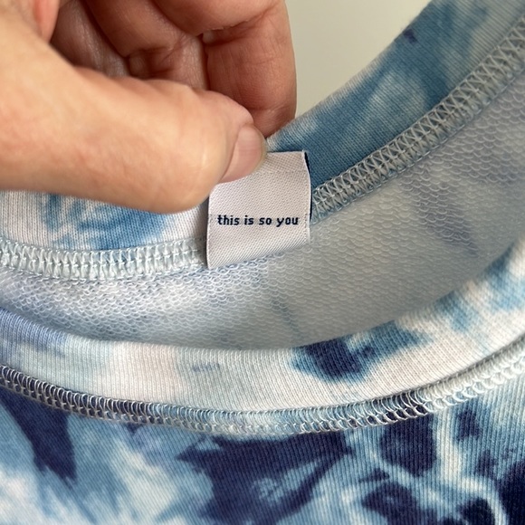 Old Navy tie died cotton romper with tie close, xs - Picture 10 of 10